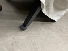 19" Wide Modern Upholstered Removable Cushions Dining Armchair with Casters- new- one chair