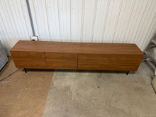 Modern 4-Door TV Stand Storage Credenza, 94.5” Wide! (NEW & ASSEMBLED) - (WE DO NOT SHIP)