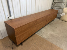 Modern 4-Door TV Stand Storage Credenza, 94.5” Wide! (NEW & ASSEMBLED) - (WE DO NOT SHIP)