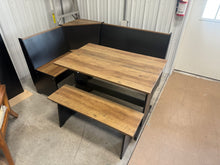 Deral 5 – Person Modern Solid Wood Corner Breakfast Nook Dining Set with Hidden Storage - WE DO NOT SHIP!!