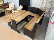 Deral 5 – Person Modern Solid Wood Corner Breakfast Nook Dining Set with Hidden Storage - WE DO NOT SHIP!!