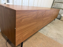 Modern 4-Door TV Stand Storage Credenza, 94.5” Wide! (NEW & ASSEMBLED) - (WE DO NOT SHIP)
