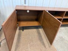 Modern 4-Door TV Stand Storage Credenza, 94.5” Wide! (NEW & ASSEMBLED) - (WE DO NOT SHIP)