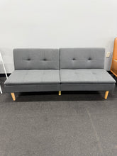 Dorm Tufted Futon Sofa Dark Gray - Room Essentials! (NEW& ASSEMBLED)