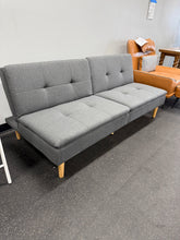Dorm Tufted Futon Sofa Dark Gray - Room Essentials! (NEW& ASSEMBLED)