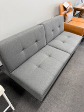 Dorm Tufted Futon Sofa Dark Gray - Room Essentials! (NEW& ASSEMBLED)