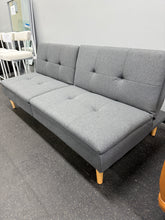 Dorm Tufted Futon Sofa Dark Gray - Room Essentials! (NEW& ASSEMBLED)