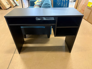 Room Essentials Student Writing Desk with Storage, Black!! NEW AND ASSEMBLED!!