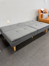 Dorm Tufted Futon Sofa Dark Gray - Room Essentials! (NEW& ASSEMBLED)