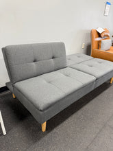 Dorm Tufted Futon Sofa Dark Gray - Room Essentials! (NEW& ASSEMBLED)