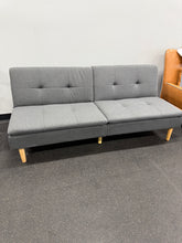 Dorm Tufted Futon Sofa Dark Gray - Room Essentials! (NEW& ASSEMBLED)