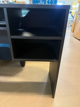 Room Essentials Student Writing Desk with Storage, Black!! NEW AND ASSEMBLED!!