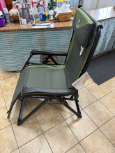 Timber Ridge Zero Gravity Lounger with Side Table and Adjustable Headrest- dept store return- has discoloration on footrest area