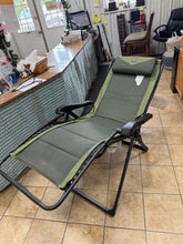 Timber Ridge Zero Gravity Lounger with Side Table and Adjustable Headrest- dept store return- has discoloration on footrest area