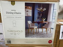 2pk Kinston Curved Back Upholstered Dining Chair Linen - Threshold - WE DO NOT SHIP!!