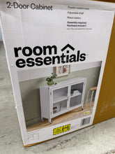 2 Door Metal Rolling Locker Storage Cabinet White - Room Essentials! (NEW IN BOX)