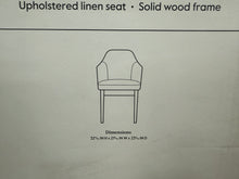 2pk Kinston Curved Back Upholstered Dining Chair Linen - Threshold - WE DO NOT SHIP!!