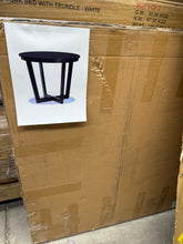 Alayna Modern and Contemporary Dark Brown Finished 35-Inch-Wide Round Wood Dining Table! (NEW IN BOX)