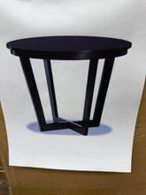 Alayna Modern and Contemporary Dark Brown Finished 35-Inch-Wide Round Wood Dining Table! (NEW IN BOX)