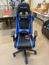 GTRACING RGB Ergonomic Gaming Chair with Massage, LED Lights, Footrest, Lumbar Support, Black!! NEW AND ASSEMBLED!!