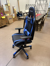 GTRACING RGB Ergonomic Gaming Chair with Massage, LED Lights, Footrest, Lumbar Support, Black!! NEW AND ASSEMBLED!!