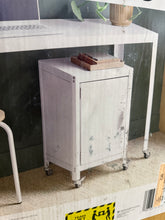 Metal Rolling Locker Storage Cabinet with Lock, White! (NEW)