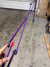 12 by 12 LOGO canopy- has kink in one strut- please see pics- does set up ok