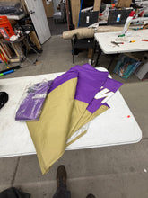 12 by 12 LOGO canopy- has kink in one strut- please see pics- does set up ok