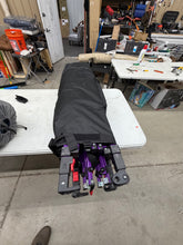 12 by 12 LOGO canopy- has kink in one strut- please see pics- does set up ok