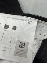 12 by 12 LOGO canopy- has kink in one strut- please see pics- does set up ok