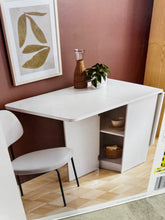Drop Leaf Dining Table with Storage Shelves White - Room Essentials! (NEW IN BOX)