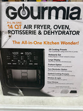 Gourmia All-in-One 14-Quart Air Fryer, Oven, Rotisserie, Dehydrator with Temperature Probe!! BRAND NEW!!