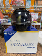 Fulmer AF-270 II Full-Face Motorcycle Helmet - Gloss Black (With Original Box) - (USED ONCE - LIKE NEW)