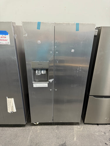 Frigidaire 36.1 in. 22.3 cu. ft. Counter Depth Side-by-Side Refrigerator in Stainless Steel! (BRAND NEW)