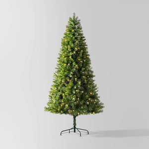 7.5' Pre-lit LED Alberta Spruce Artificial Christmas Tree Warm White Lights - Wondershop™**New in box**