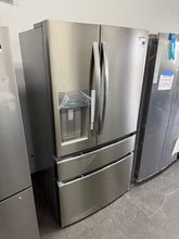 Frigidaire Gallery 36 in. 22 cu. ft. Counter-Depth 4-Door French Door Refrigerator in Smudge-Proof Stainless Steel! (BRAND NEW - SCRATCH/DENT)