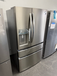 Frigidaire Gallery 36 in. 22 cu. ft. Counter-Depth 4-Door French Door Refrigerator in Smudge-Proof Stainless Steel! (BRAND NEW - SCRATCH/DENT)