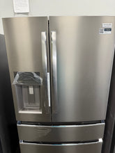 Frigidaire Gallery 36 in. 22 cu. ft. Counter-Depth 4-Door French Door Refrigerator in Smudge-Proof Stainless Steel! (BRAND NEW - SCRATCH/DENT)