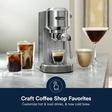 De’Longhi Dedica Duo espresso machine, compact size with built in frother for latte art, brew espresso, cold brew, lattes & more! (USED - TESTED)