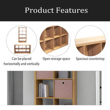 Smart Cube 8-Cube Organizer Storage With Opened Back Shelves,2 X 4 Cube Bookcase Book Shleves For Home, Office ,Walnut! (NEW IN BOX)