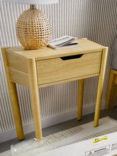 Scandi Nightstand Natural - Room Essentials! (NEW IN BOX)