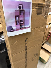 Smart Cube 8-Cube Organizer Storage With Opened Back Shelves,2 X 4 Cube Bookcase Book Shleves For Home, Office ,Walnut! (NEW IN BOX)