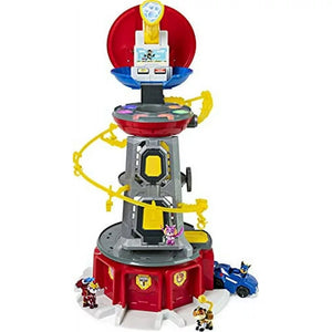 Paw Patrol, Mighty Lookout Tower with 4 Exclusive Bonus Action Figures, Toy Car, Lights and Sounds, Kids Toys for Ages 3 and up**New in box**