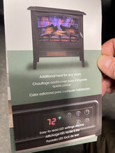 Bayside infrared electric stove style heater with remote- new