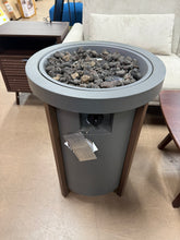 20lb Column Propane Fire Pit Gray - Threshold! (NEW)