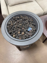 20lb Column Propane Fire Pit Gray - Threshold! (NEW)