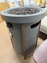 20lb Column Propane Fire Pit Gray - Threshold! (NEW)