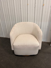 Henredon Murphy Swivel Boucle Chair! (NEW - MINOR BLACK SPOT ON FRONT OF CHAIR!)