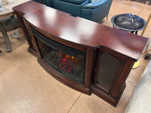 SALVAGE SPECIAL - Well Universal 72” Electric Fireplace Media Mantle! 
-Damaged from shipping but still works great! (Missing The Top - Has Scratch’s - Digital Screen on Fire Place Does Not work But remote Does! - Photos Shown)
