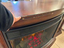 SALVAGE SPECIAL - Well Universal 72” Electric Fireplace Media Mantle! 
-Damaged from shipping but still works great! (Missing The Top - Has Scratch’s - Digital Screen on Fire Place Does Not work But remote Does! - Photos Shown)